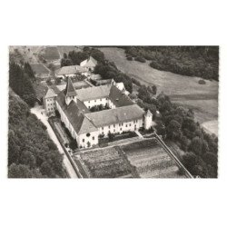ABBAYE DE TANIE: ensemble des bâtiments et de la cloture vue aérienne 10X15 - très bon état