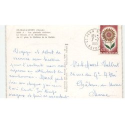 SAINT-JEAN-D'ARVEY: vue générale le nivolet et le mont-pennay château de la bathie vue aérienne 10X15 - très bon état