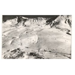SAINT-FRANCOIS-LONGCHAMP: vue générale, téleski du lac bleu vue aérienne 10X15 - très bon état