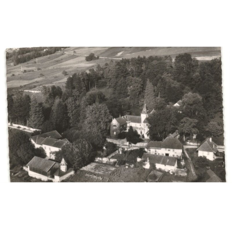 RUFFIEUX: château de chessine vue aérienne 10X15 - très bon état