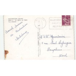 MONTMELIAN: la vallée de l'isère vue aérienne 10X15 - très bon état