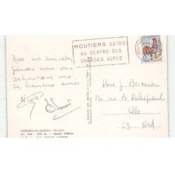 MERIBEL-les-ALLUES: sports d'hiver, vue générale vue aérienne 10X15 - très bon état