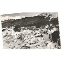 MERIBEL-les-ALLUES: sports d'hiver, vue générale vue aérienne 10X15 - très bon état