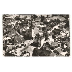 NOVALAISE: le centre du pays et l'église vue aérienne 10X15 - très bon état