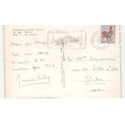 MERIBEL-les-ALLUES: vue générale vue aérienne 10X15 - très bon état
