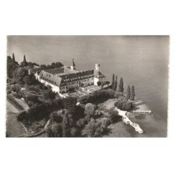 HAUTECOMBE: abbaye et du lac du bourget vue aérienne 10X15 - très bon état