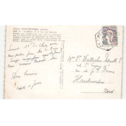 HAUTECOMBE: abbaye et le lac du bourget vue aérienne 10X15 - très bon état