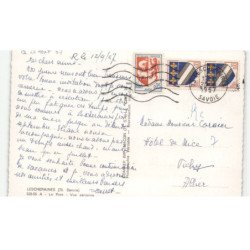 LESCHERAINES: le pont vue aérienne 10X15 - très bon état