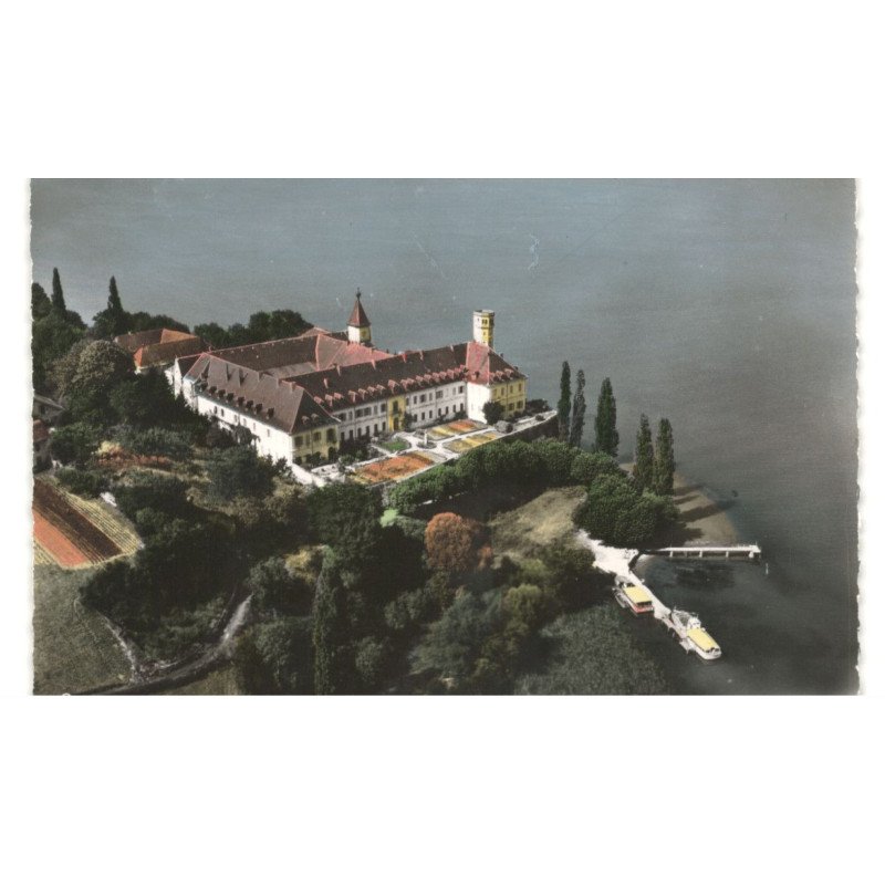 HAUTECOMBE: abbaye royale vue aérienne 10X15 - très bon état