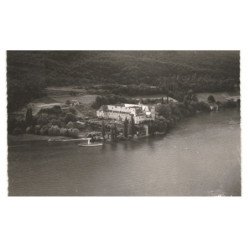 ABBAYE-D'HAIUTECOMBE: abbaye et le lac du bourget vue aérienne 10X15 - très bon état