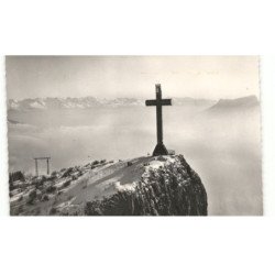 LA FECLAZ: la croix du nivolet vue aérienne 10X15 - très bon état