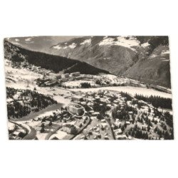 COURCHEVAL: vue générale, la rsidence, hôtel bellecôte hôtel des neiges vue aérienne 10X15 - très bon état