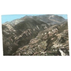 LA CHAMBRE: route de saint-francois-longchamp et chaîne de la lozière vue aérienne 10X15 - très bon état