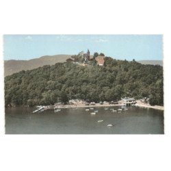 CHINDRIEUX: le château de chatillon et la plage vue aérienne 10X15 - très bon état