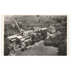 CHALLES-les-EAUX: station thermale nez, gorge, oreilles, vue de l'hôtel et son parc vue aérienne 10X15 - très bon état