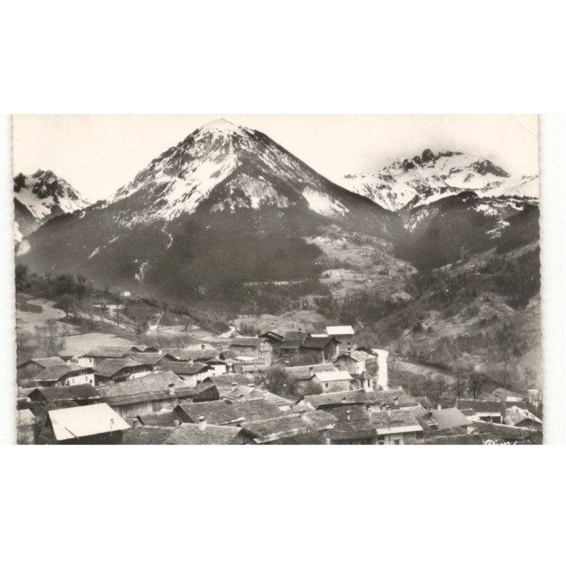 BOZEL: le village et la dent du villard, villemartin vue aérienne 10X15 - très bon état