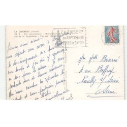 LA CHAMBRE: montgellafre, col de la magdeleine, vue sur la chamière, vue aérienne 10X15 - très bon état