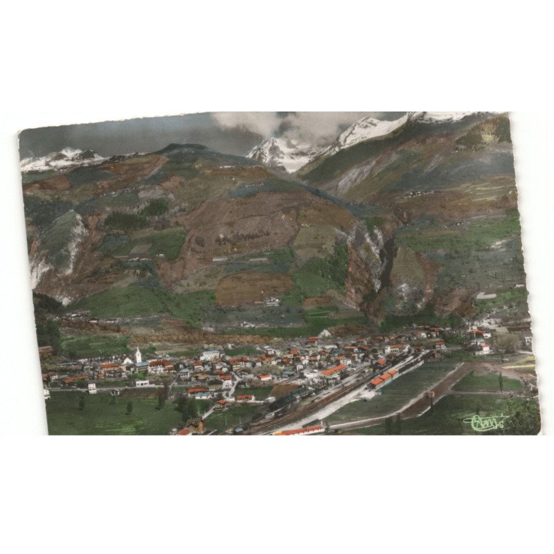 BOURG-SAINT-MAURICE: vue générale vue aérienne 10X15 - très bon état