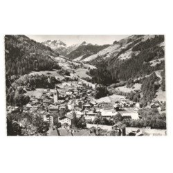 BEAUFORT-sur-DORON: vue générale, au fond, le grand mont vue aérienne 10X15 - très bon état