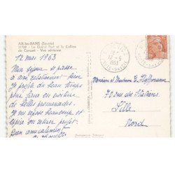 AIX-les-BAINS: le grand port et la colline de corsuet vue aérienne 10X15 - très bon état