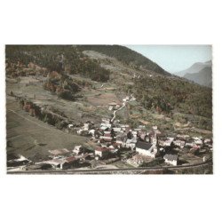 LES ALLUES: vue générale, au fond, le villard vue aérienne 10X15 - très bon état