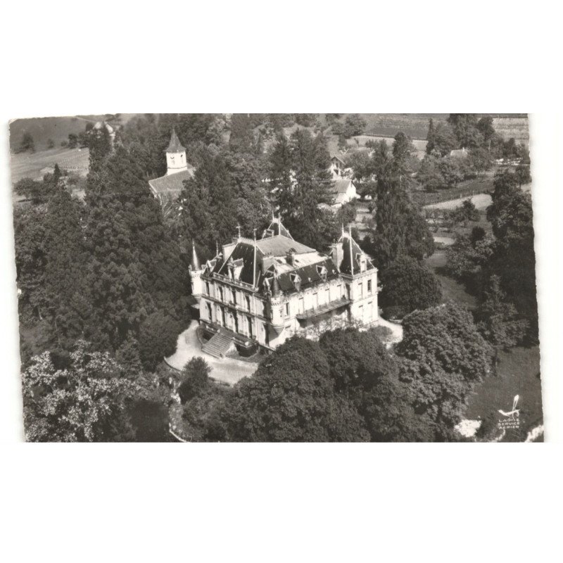 SAINT-BERON: le château vue aérienne 10X15 - très bon état