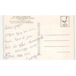 SAINT-SORLIN-D'ARVES: vue d'ensemble, arête de la loze vue aérienne 10X15 - très bon état
