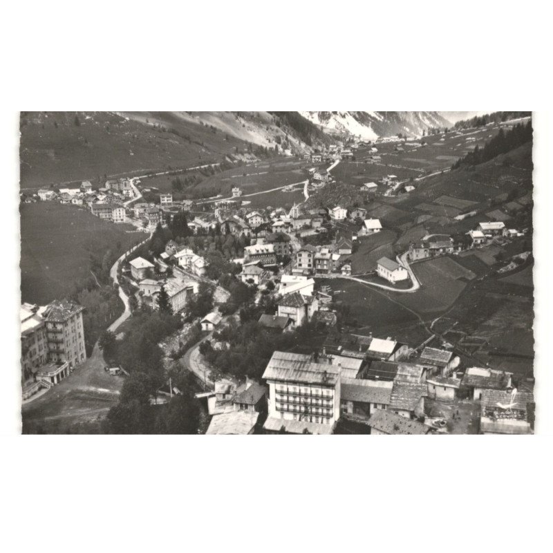 PRALOGNAN-la-VANOISE: vue panoramique vue aérienne 10X15 - très bon état