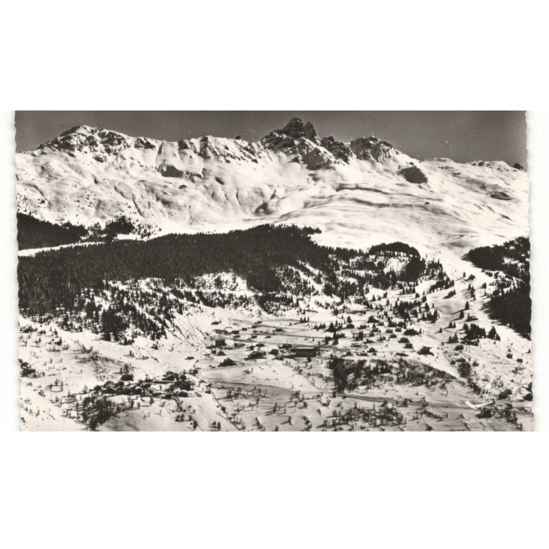 MERIBEL-les-ALLUES: vue aérienne 10X15 - très bon état