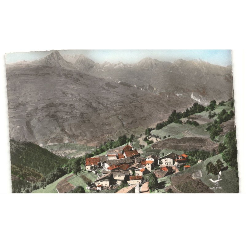 PEISEY-NANCROIX: vue générale vue aérienne 10X15 - très bon état