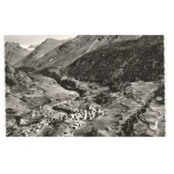 LANSLEVILLARD: le station en été vue aérienne 10X15 - très bon état