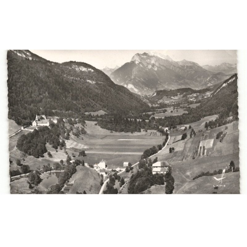 environs MERCURY: abbaye de tamié, le val de tamié et la tournette vue aérienne 10X15 - très bon état