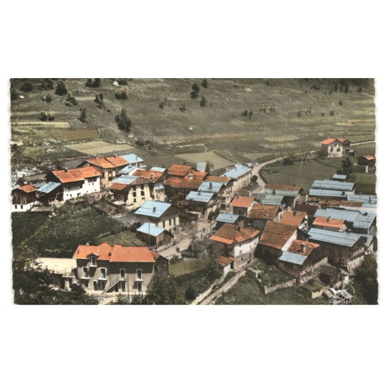 CHAMPAGNY: vue d'ensemble vue aérienne 10X15 - très bon état