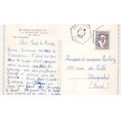 CHAMPAGNY: vue d'ensemble vue aérienne 10X15 - très bon état