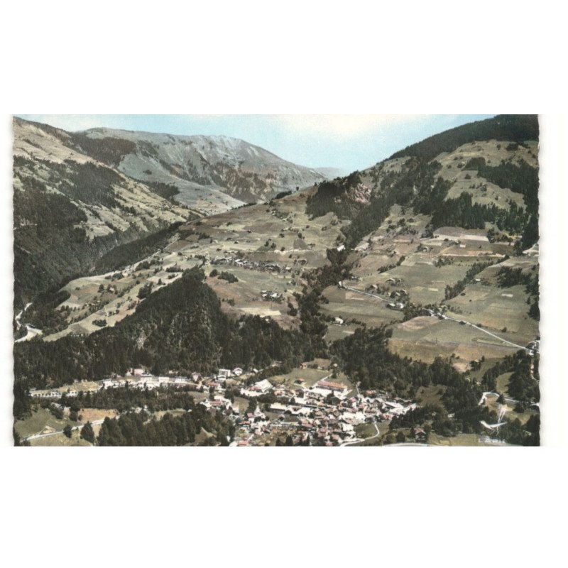 BEAUFORT-sur-DORON: vue panoramique, col des saisies, vue aérienne 10X15 - très bon état