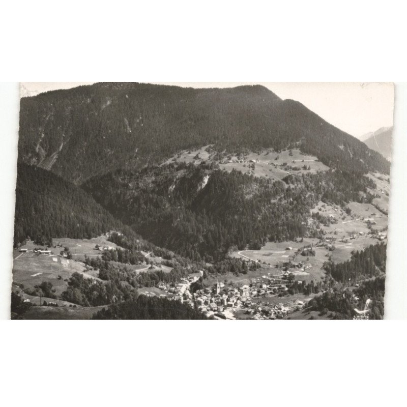 BEAUFORT-sur-DORON: vue générale et le bersend vue aérienne 10X15 - très bon état