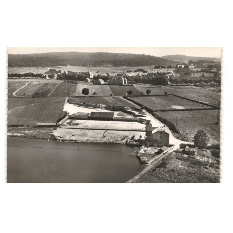 SAINT-AVOLD: plage de saint-avold vue aérienne 10X15 - très bon état
