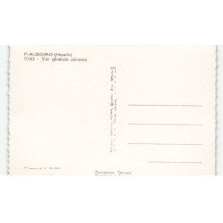 PHALSBOURG: vue générale vue aérienne 10X15 - très bon état