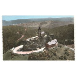 DABO: le rocher et la chapelle saint-léon vue aérienne 10x15 - très bon état