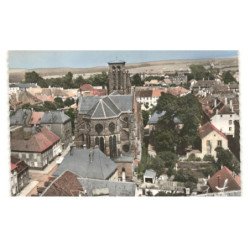 PHALSBOURG: l'église vue aérienne 10X15 - très bon état