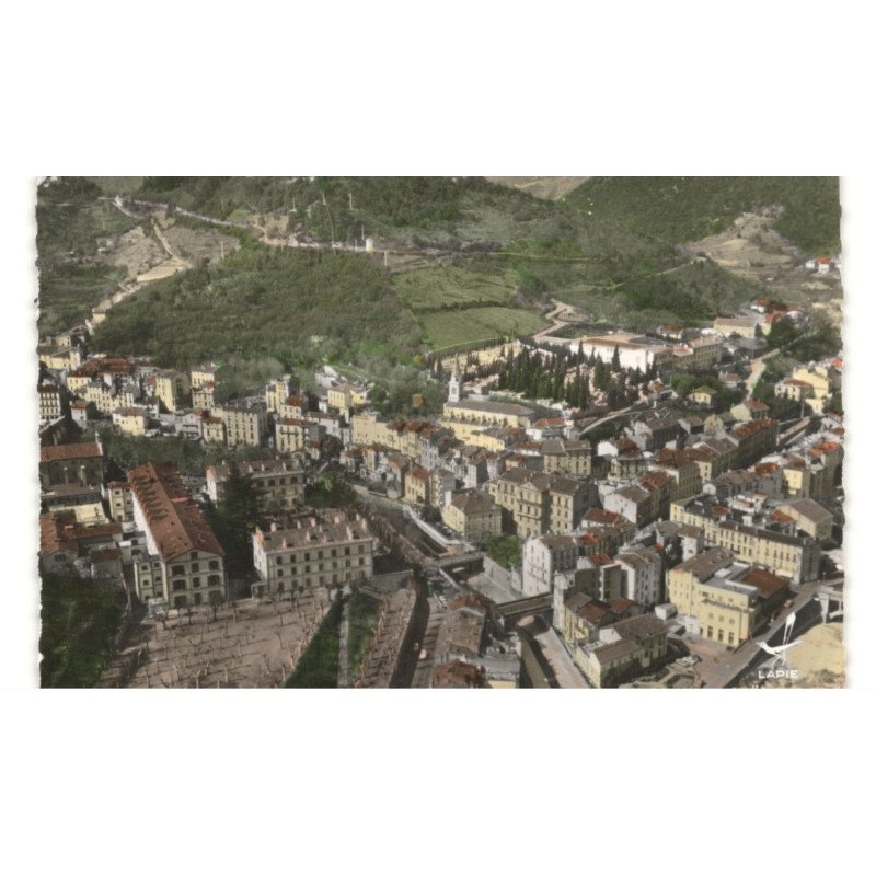 AMELIE-les-BAINS: vue aérienne 10X15 - très bon état