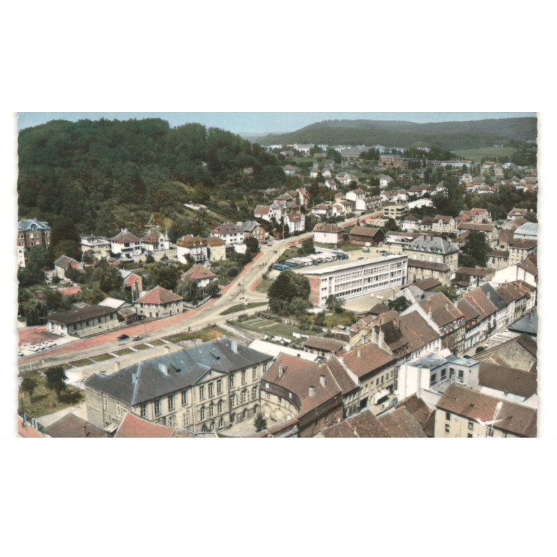 SAINT-AVOLD: le château de la princesse henriette de lorraine vue aérienne 10X15 - très bon état