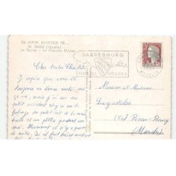 DABO: le rocher, la chapelle saint-léon vue aérienne 10X15 - très bon état