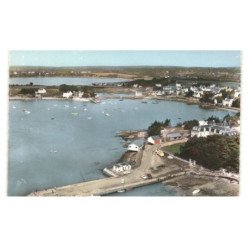LARMOR-BADEN: vue générale du port vue aérienne 10X15 - très bon état