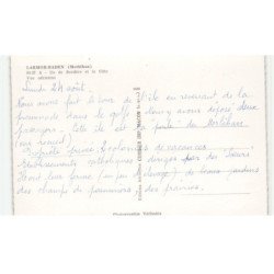 LARMOR-BADEN: ile de berdère et la côte vue aérienne 10X15 - très bon état