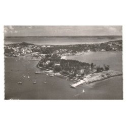 L'ISLE-aux-MOINES: le port et la pointe de brouel vue aérienne 10X15 - très bon état