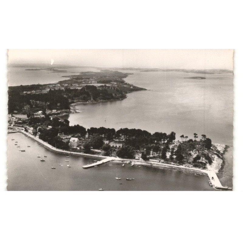ILE-aux-MOINES: ile vers le sud vue aérienne 10X15 - très bon état