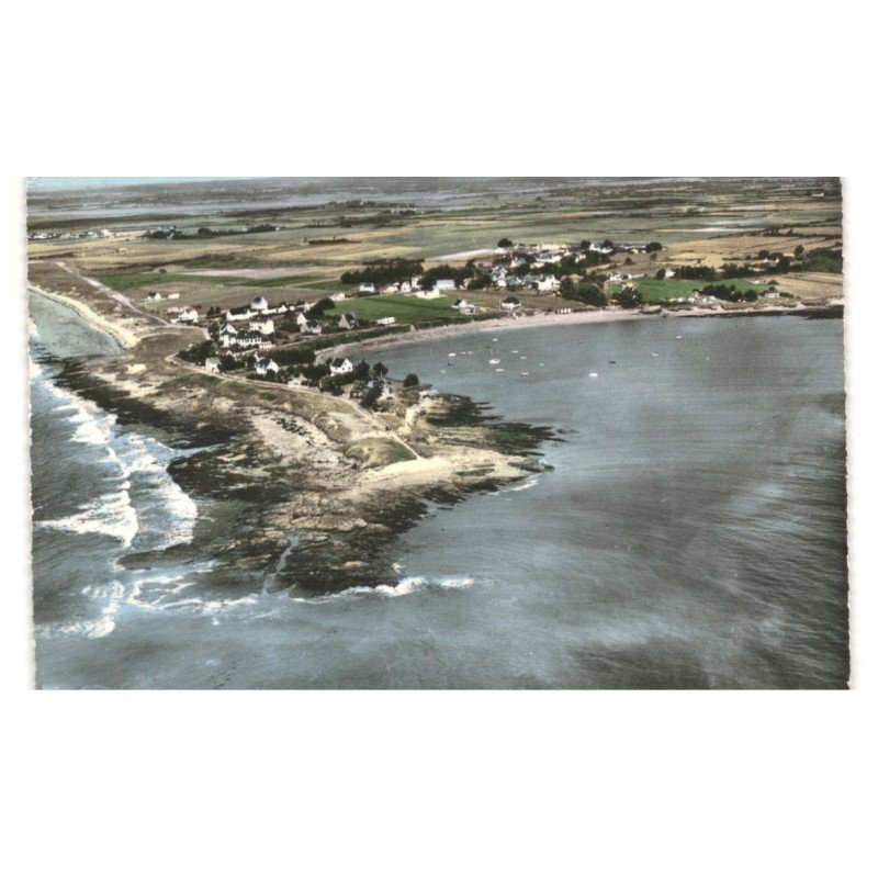 DAMGAN: la pointe de kervoyal vue aérienne 10X15 - très bon état