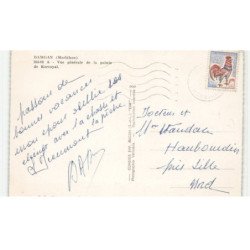 DAMGAN: la pointe de kervoyal vue aérienne 10X15 - très bon état