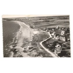 DAMGAN: la plage vue aérienne 10X15 - très bon état